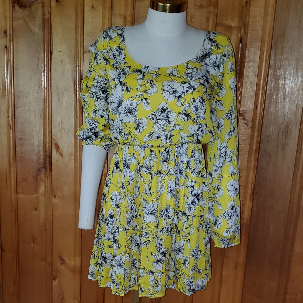 Yellow summer dress